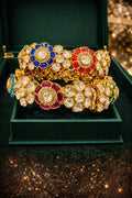 Turquoise Noor Blossom Openable Bangles