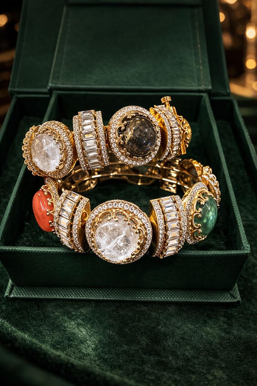 Sabya Inspired Statement Openable Kada