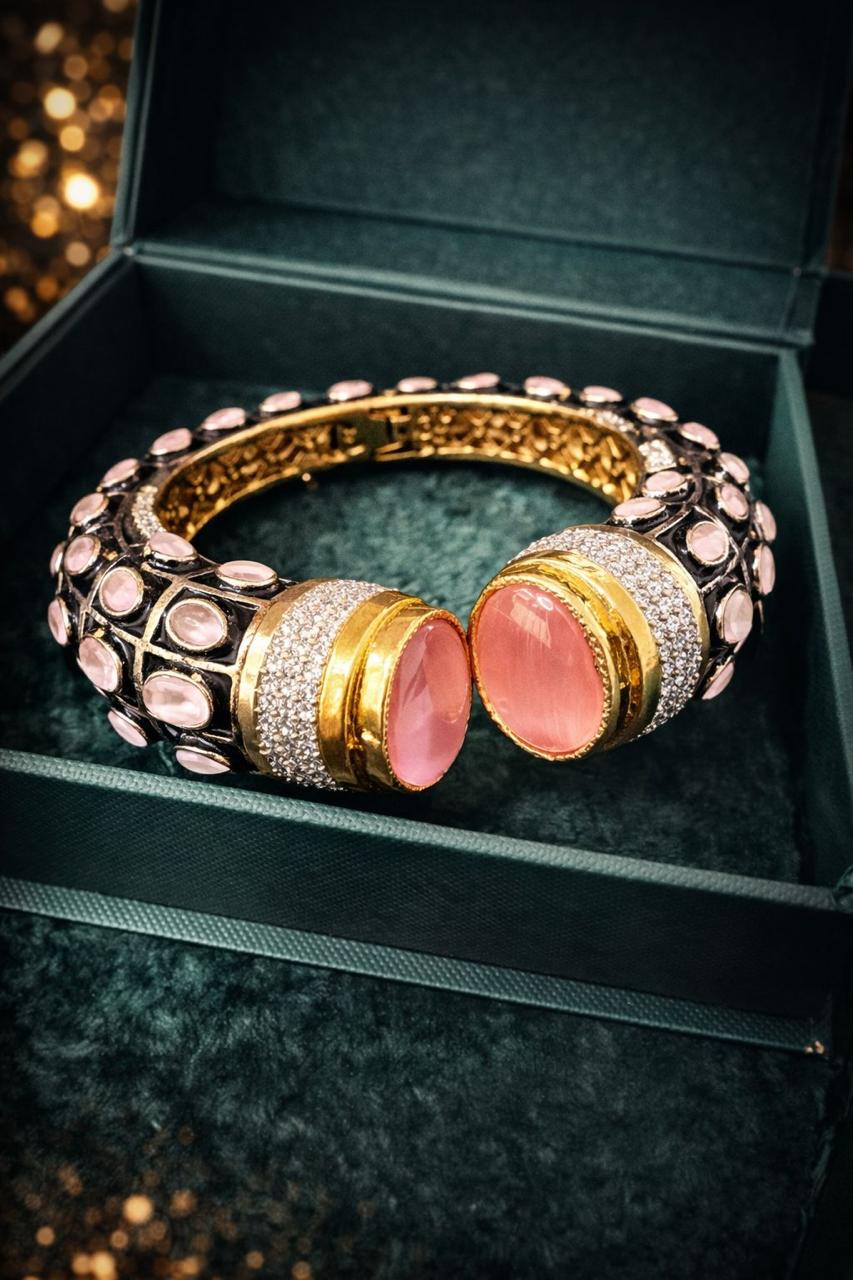 Pink Regal Harmony Gemstone Bracelet