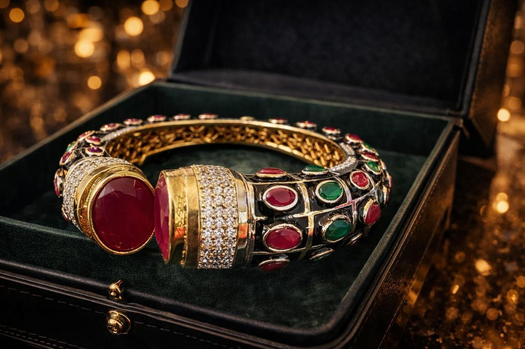 Red Regal Harmony Gemstone Bracelet
