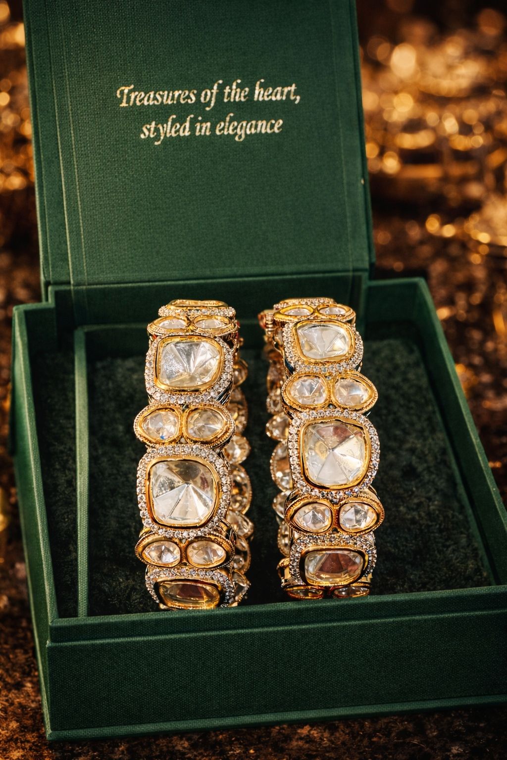 Regal Polki Kundan Openable Kada