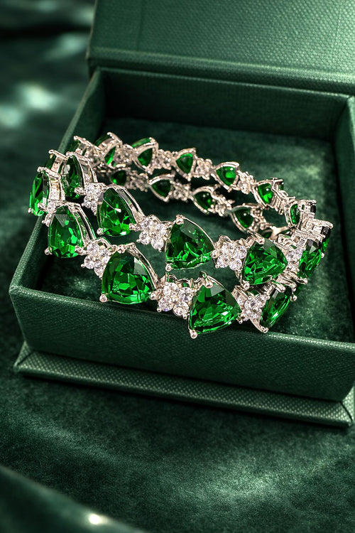 Emerald Diamond Bangles