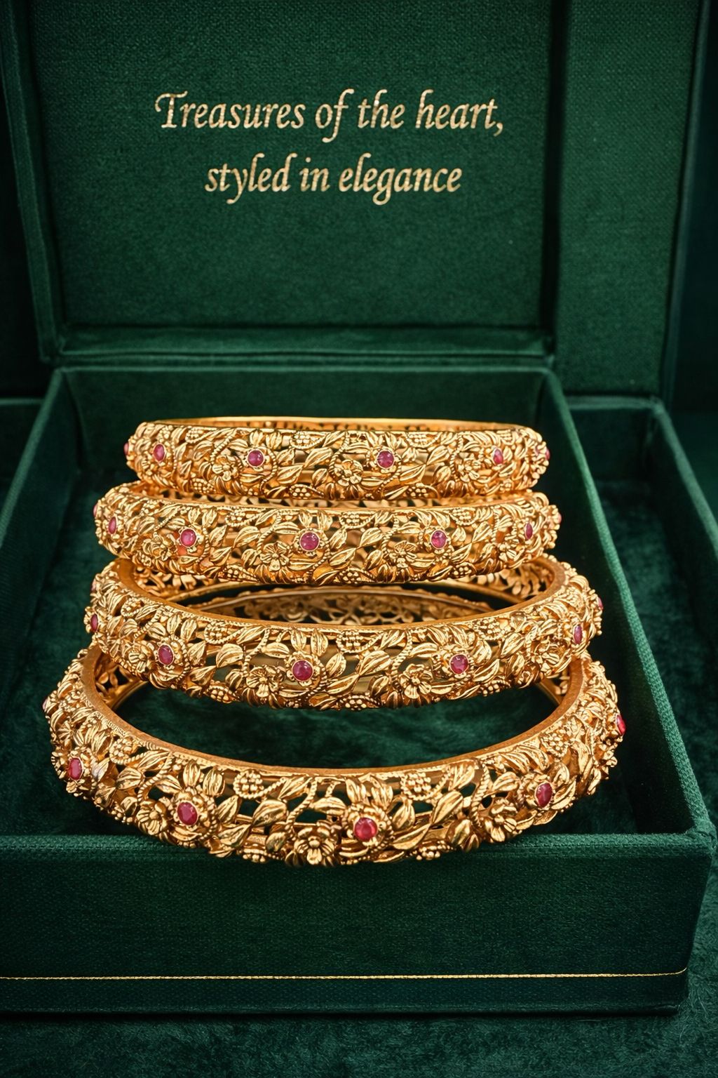 Heritage Gold Bangles