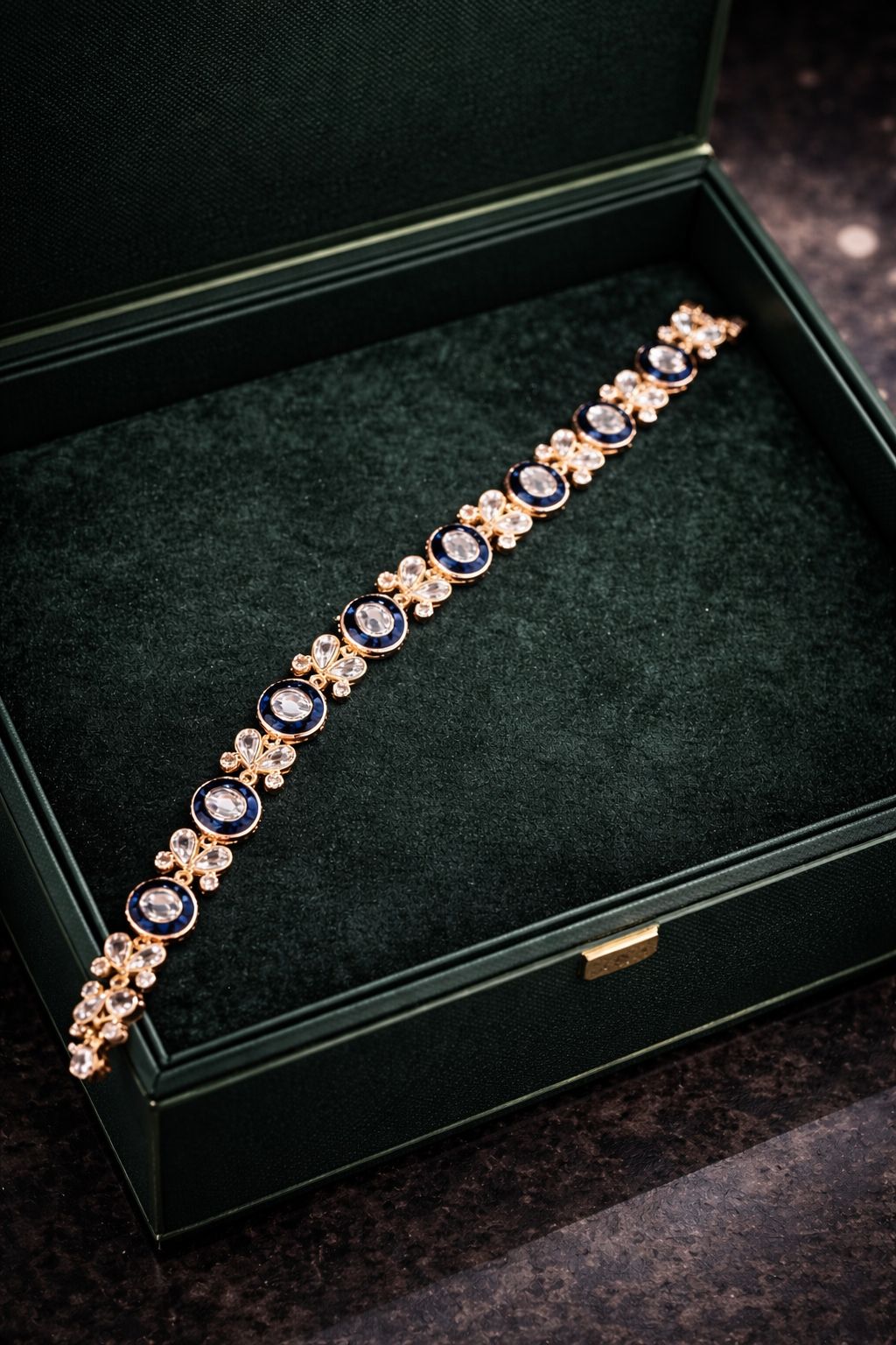 Polki Meenakari Bracelet