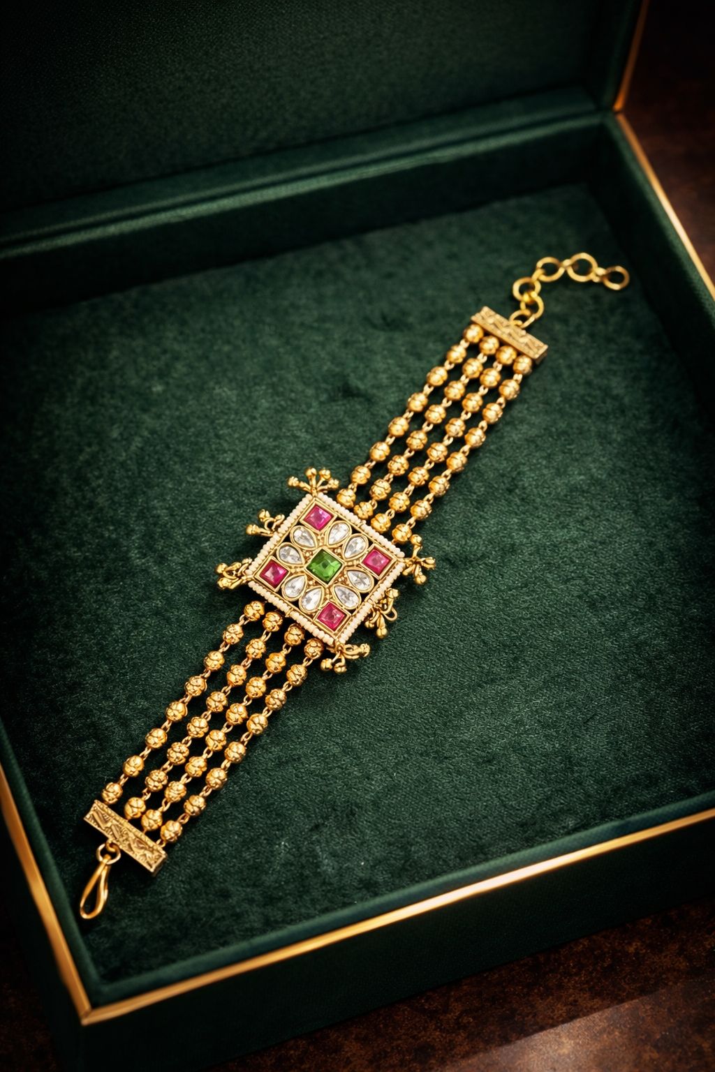 Maharani Beaded Statement Bracelet