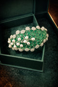 Emerald Pearl & Diamond Bracelet