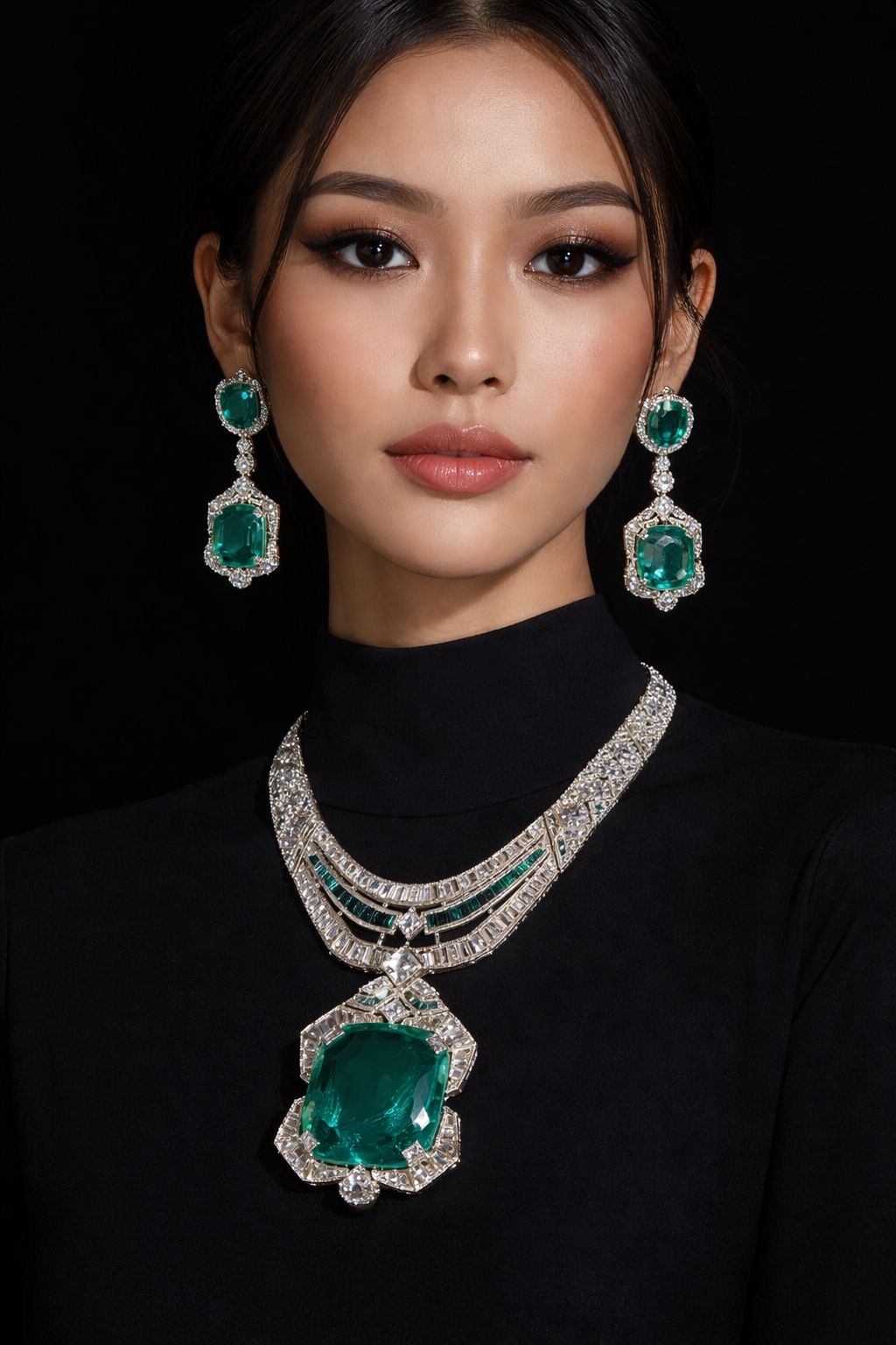 Geevani Emerald Empress Necklace