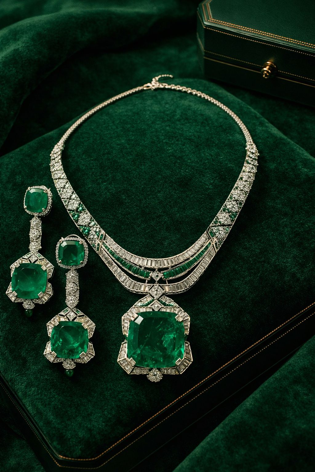Geevani Emerald Empress Necklace