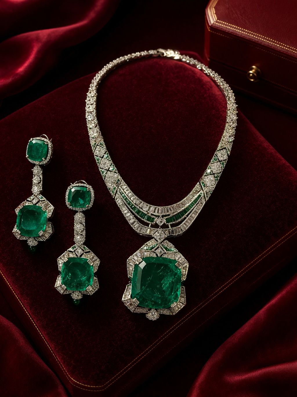 Geevani Emerald Empress Necklace