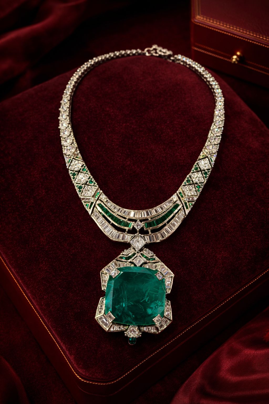 Geevani Emerald Empress Necklace