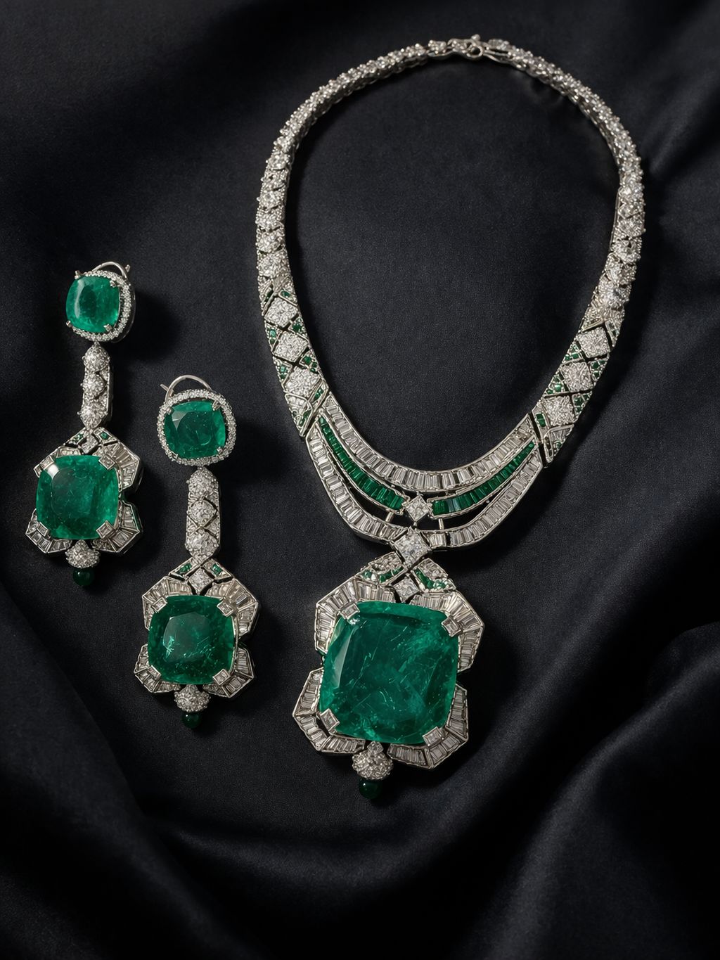 Geevani Emerald Empress Necklace