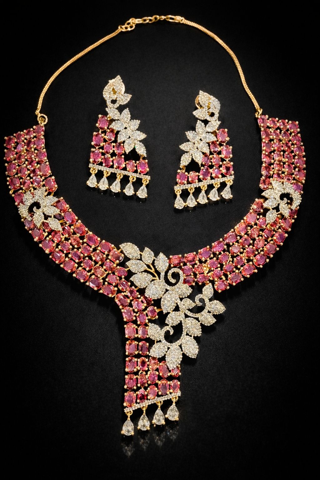 Crimson Empress Necklace Set