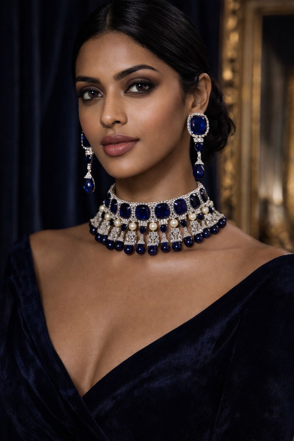 Midnight Maharani Set