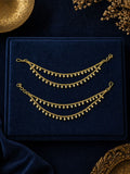 Double Layered White Beads Kaanchain