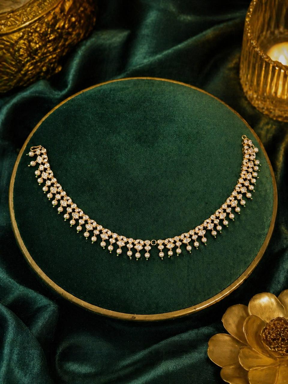 Moissanite & Pearl Maathapatti