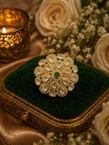 Moissanite Floral Cocktail Ring