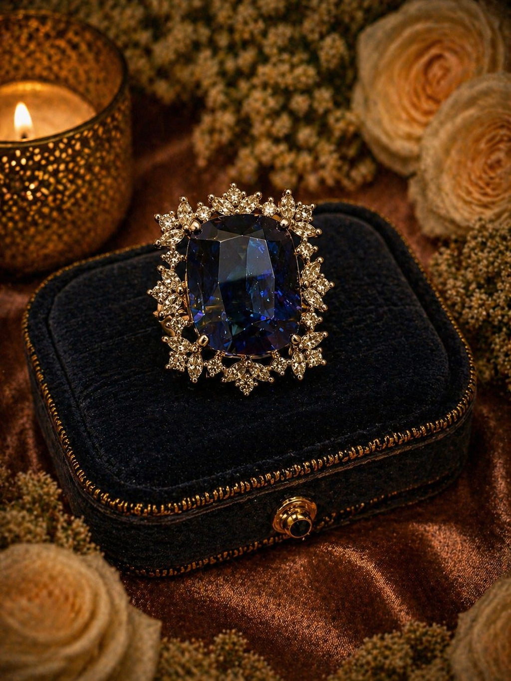 Royal Sapphire Bloom Ring