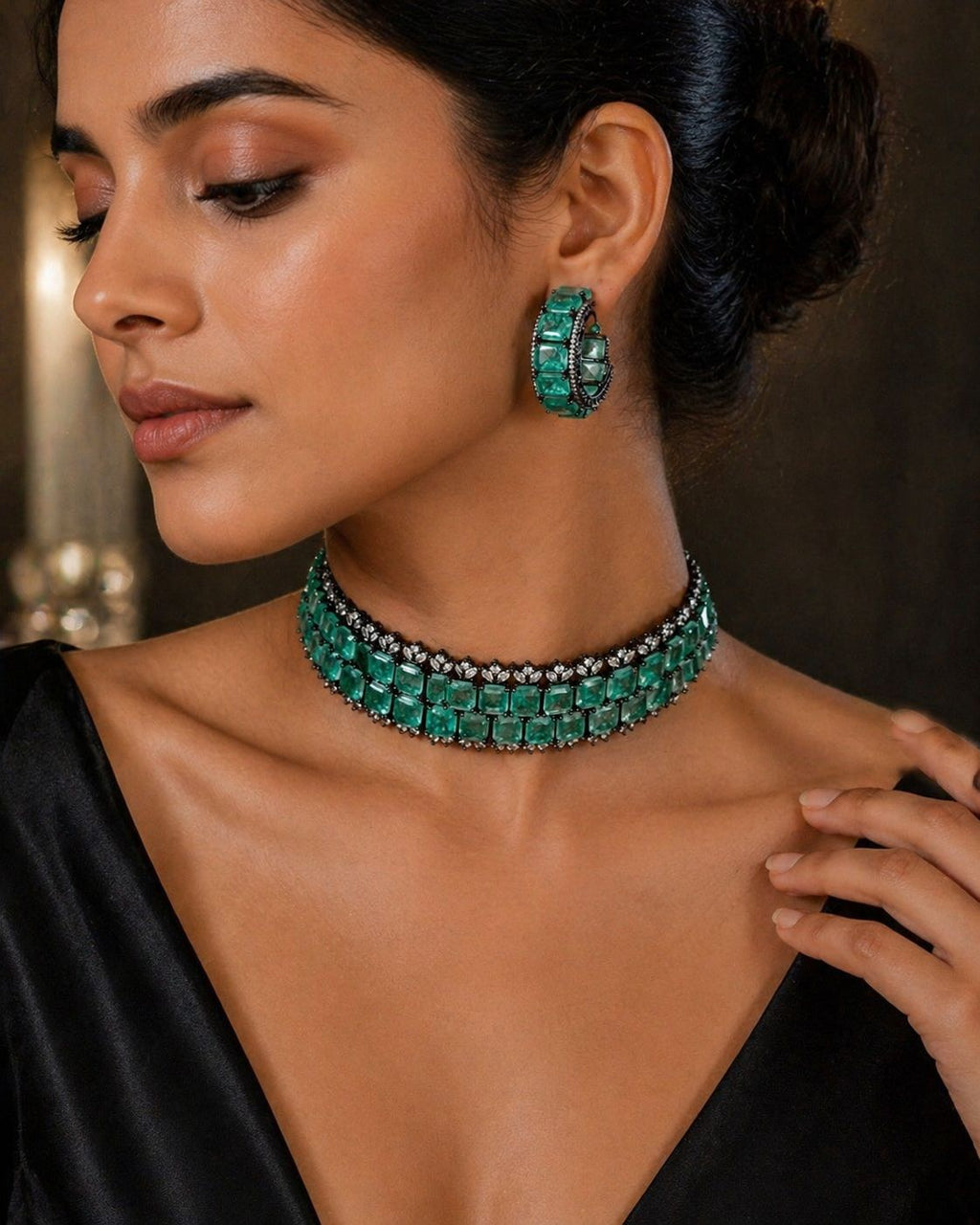 Empress Verde Necklace Set