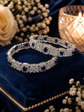 The Crown Jewel Sapphire Bangles