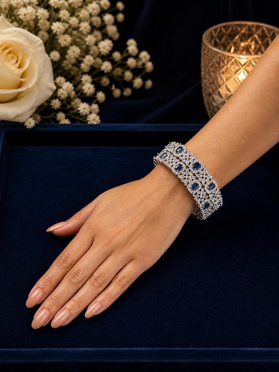 The Crown Jewel Sapphire Bangles