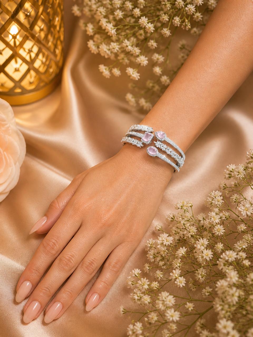 Blush Bloom Stack Bracelet