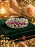 The Regal Ruby Lace Bracelet