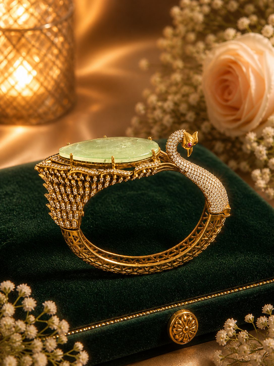 The Noor Peacock Designer Bracelet