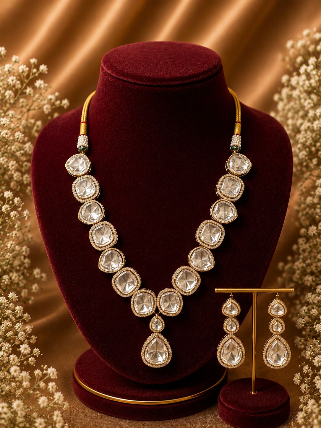 Noor-E-Begam Polki Set