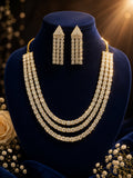 Golden Cascade Elegance Necklace Set