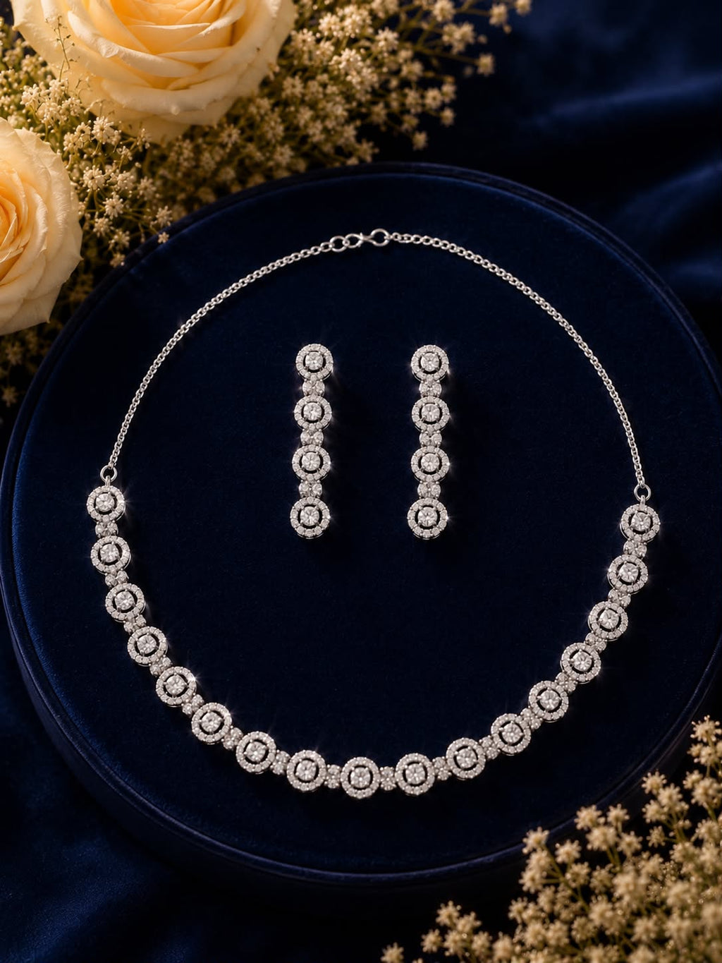 Diamond Aura Necklace Set