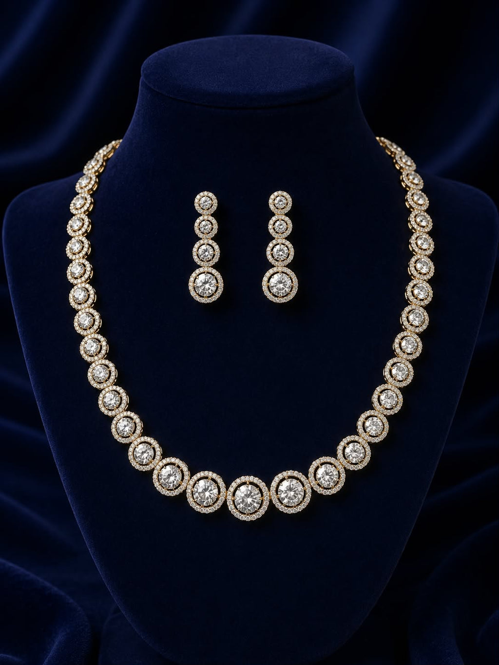 Imperial Halo Necklace Set