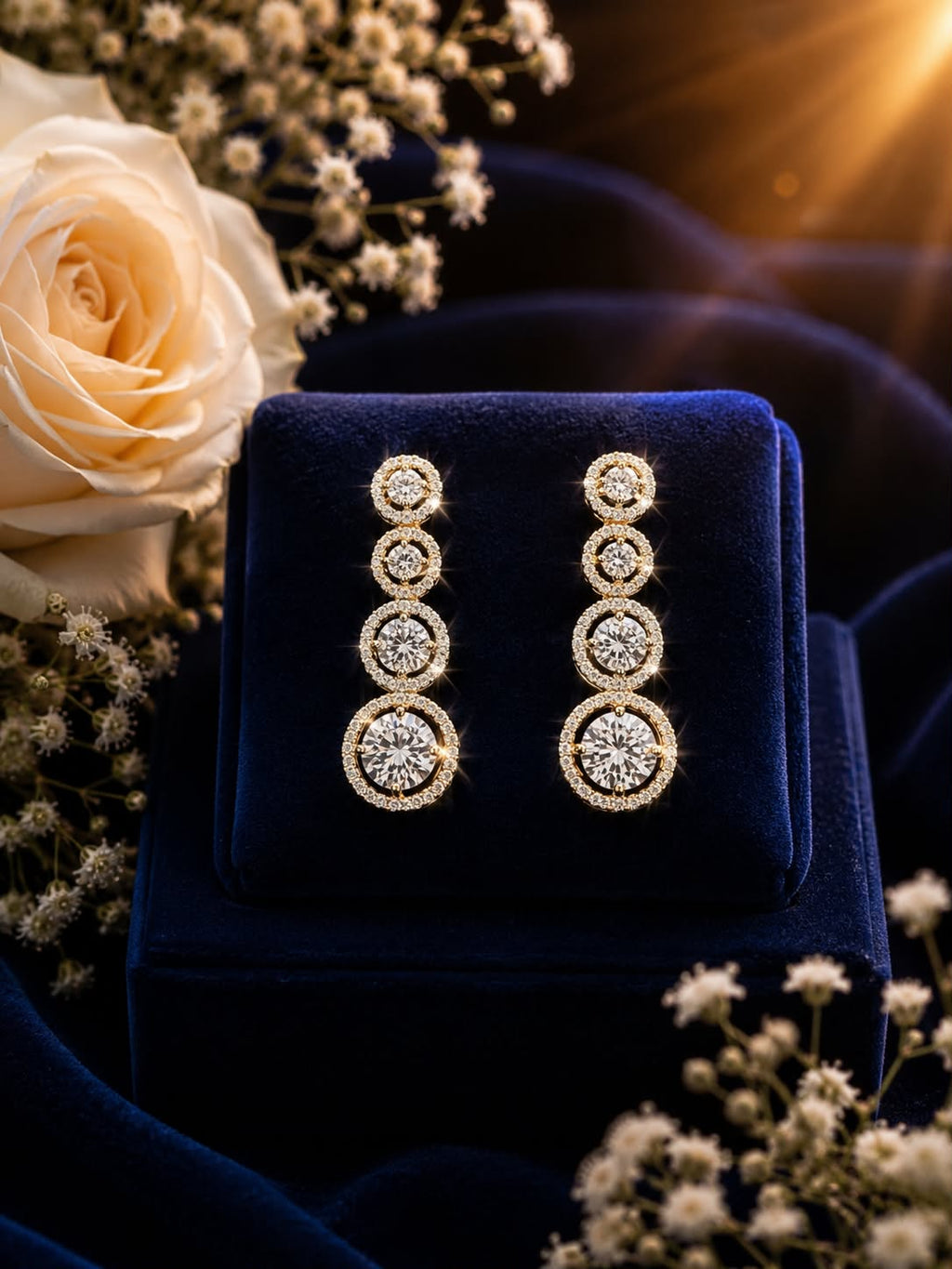 Imperial Halo Necklace Set