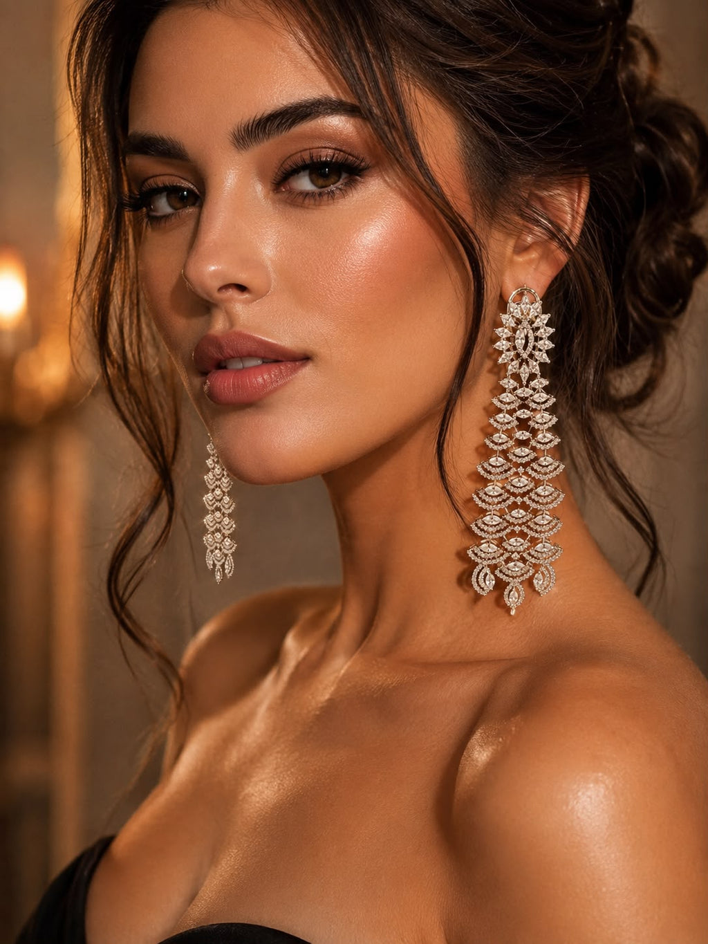 Celestial Cascade Diamond Earrings