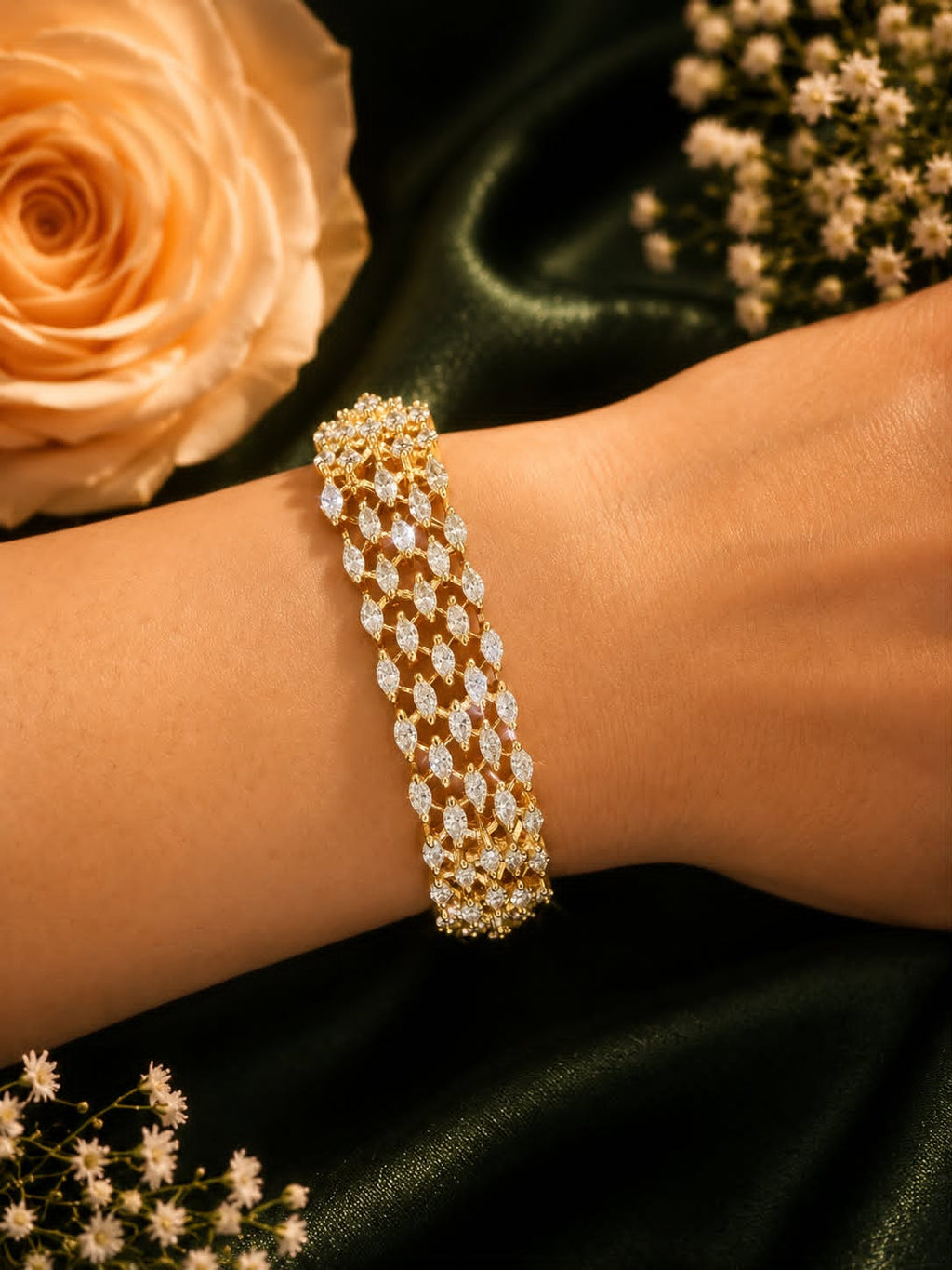 Celestial Weave Diamond Bracelet