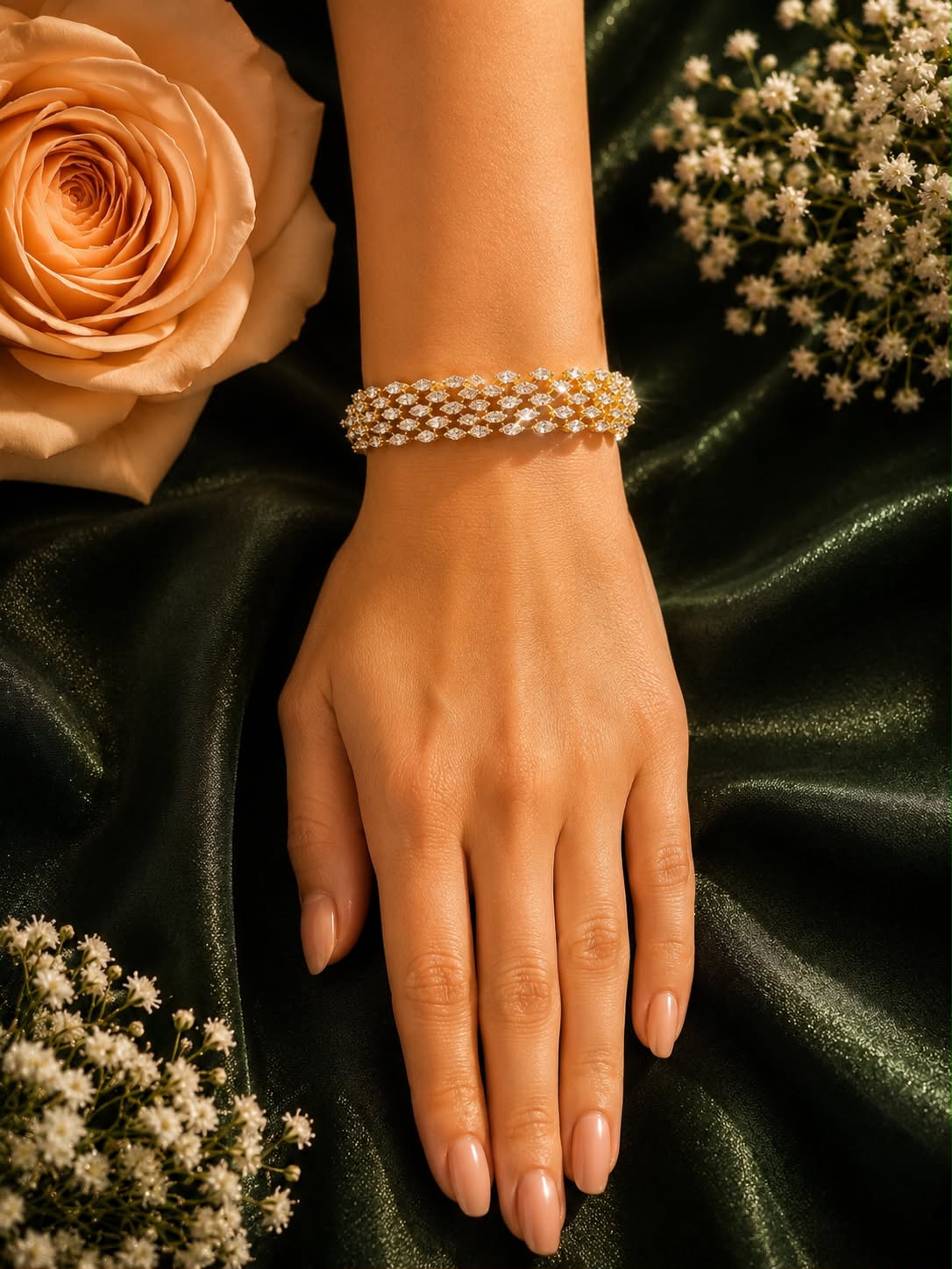 Celestial Weave Diamond Bracelet