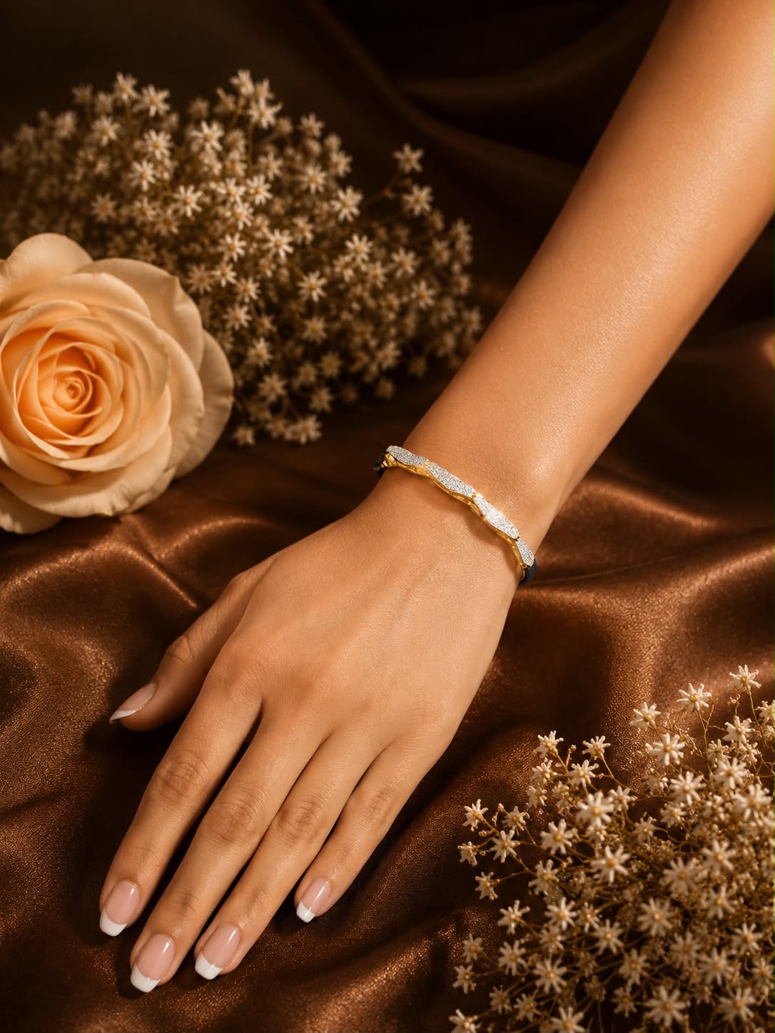 Moonlit Wave Bracelet