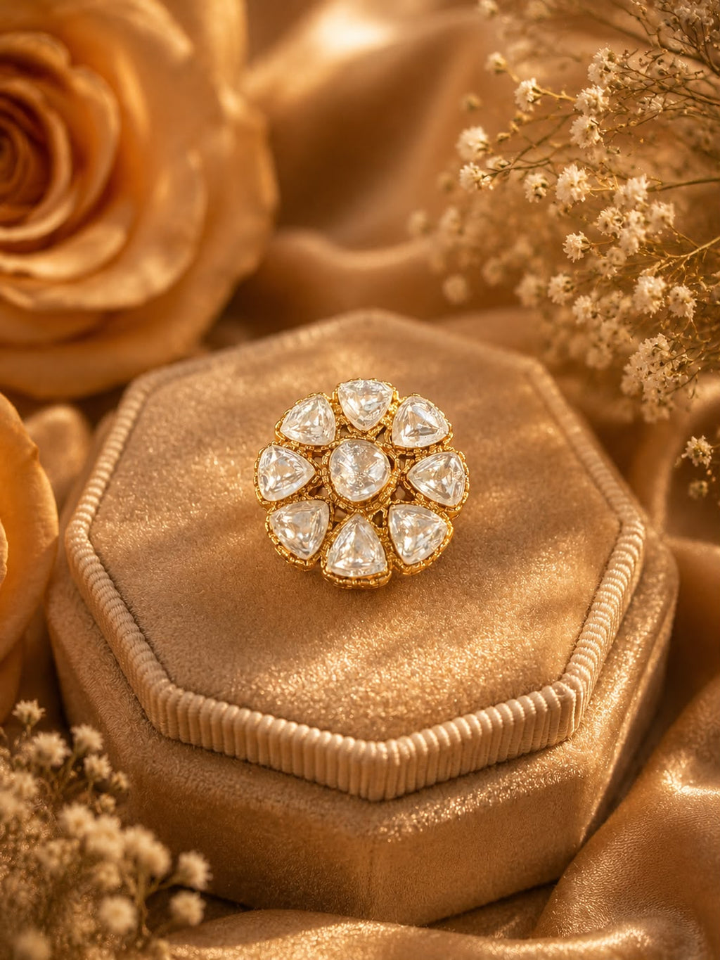 Floral Radiant Ring