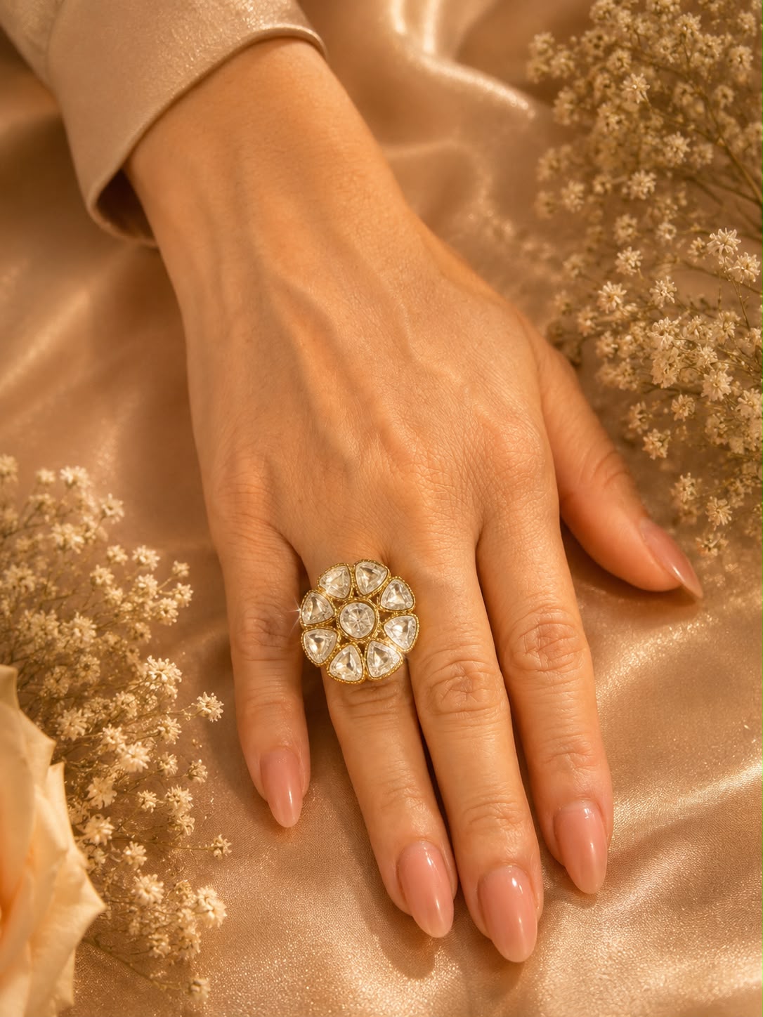 Floral Radiant Ring