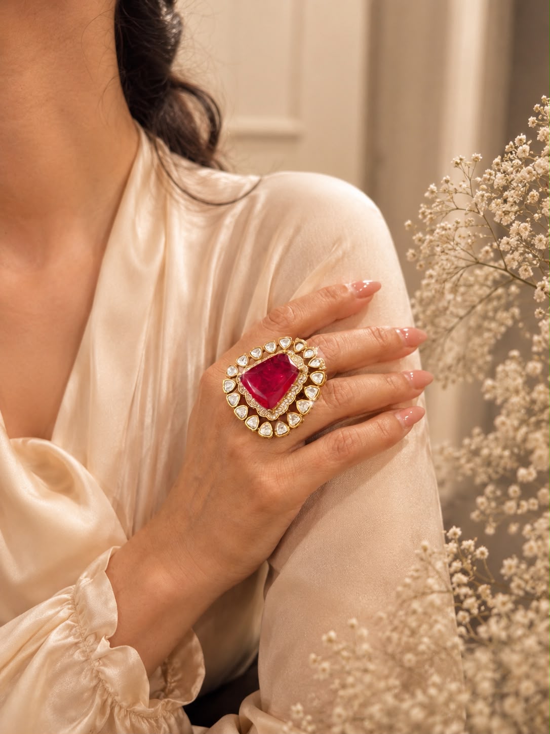 Radiant Ruby Statement Ring