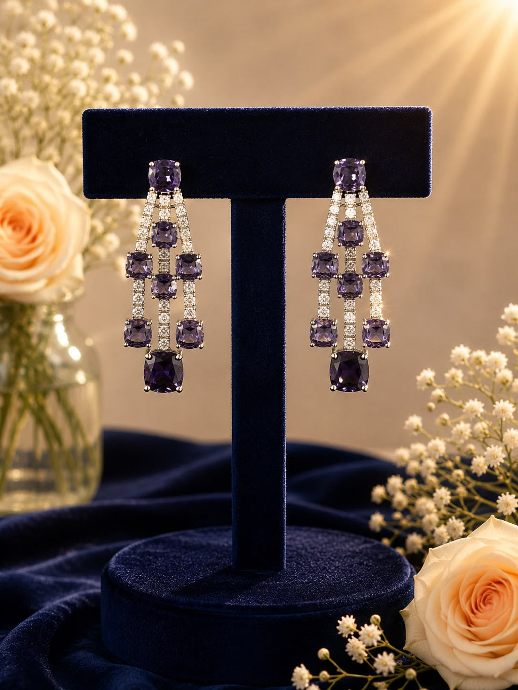 Amethyst Radiant Set
