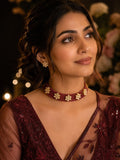 Ruby Bloom Choker Set
