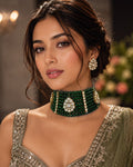 Jade Charm Choker Set