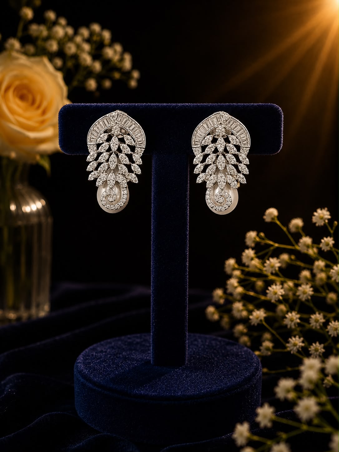 Celestial Wings Diamond Necklace Set