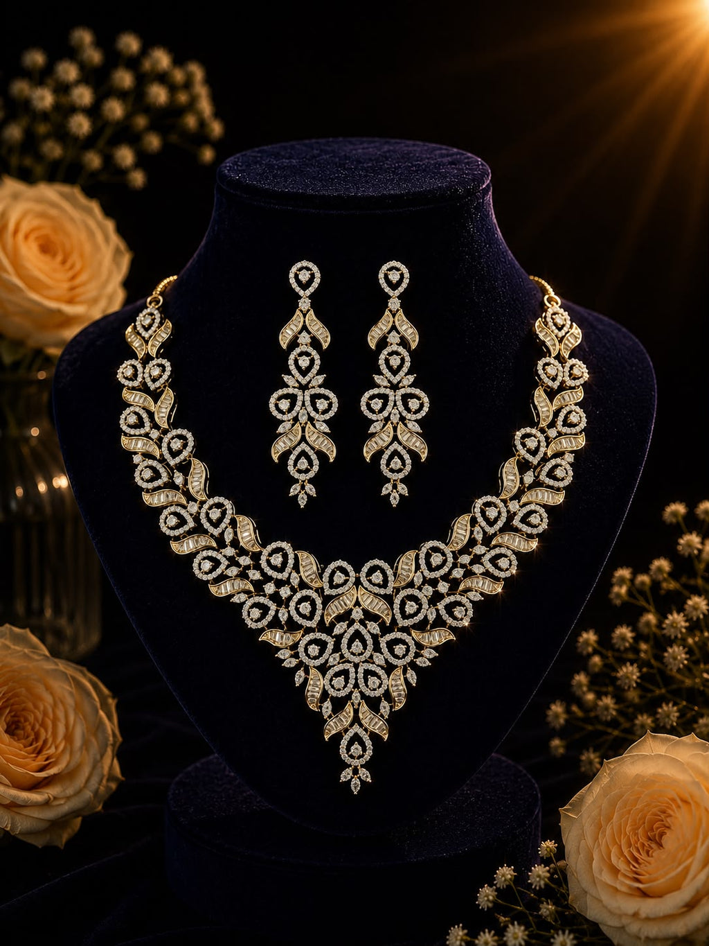 Royal Symphony Diamond Necklace Set