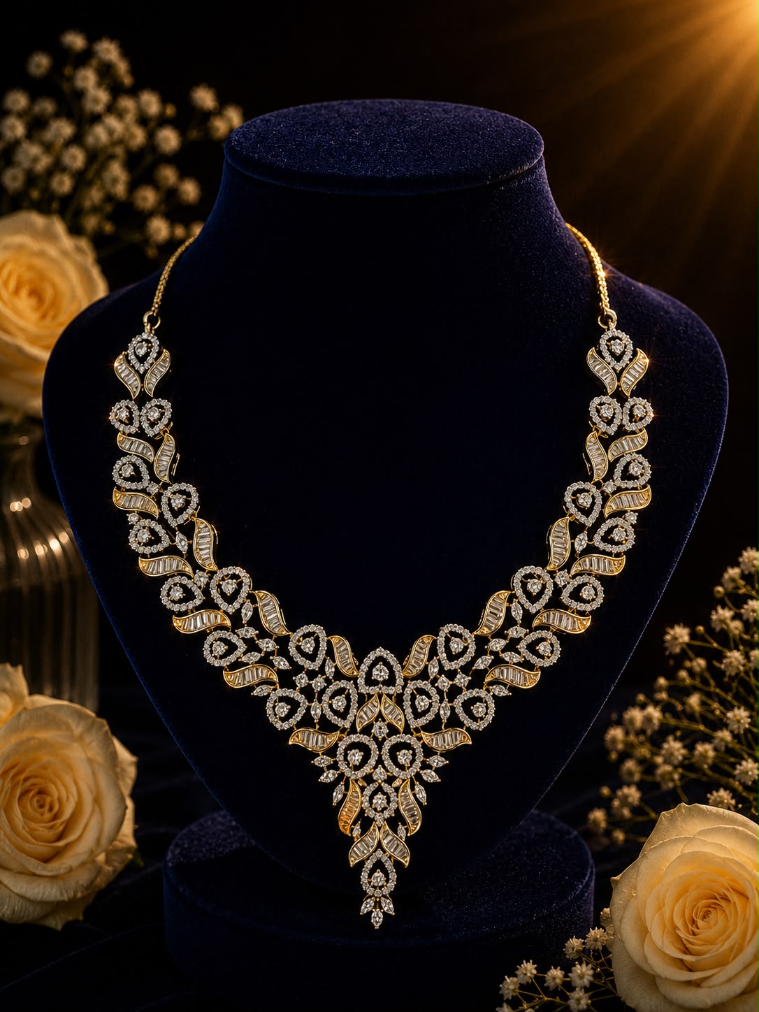 Royal Symphony Diamond Necklace Set
