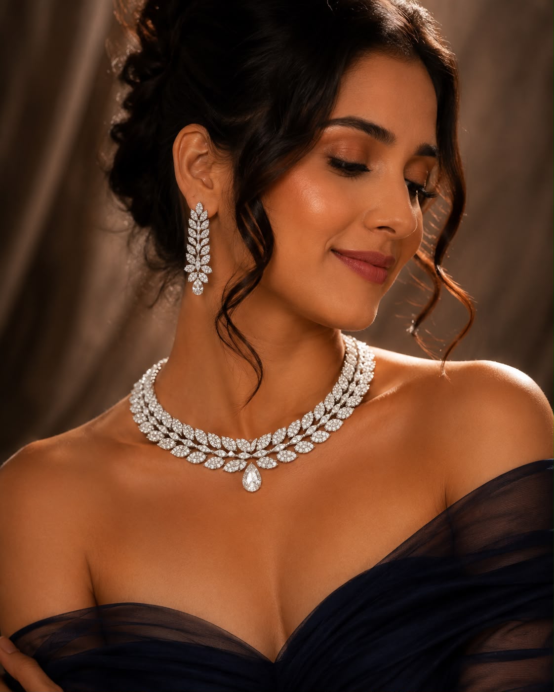 Diamond Symphony Necklace Set