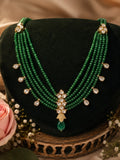 Emerald Grace Pearl Drop Necklace Set