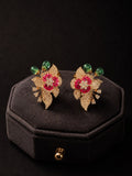 Scarlet Flora Earrings