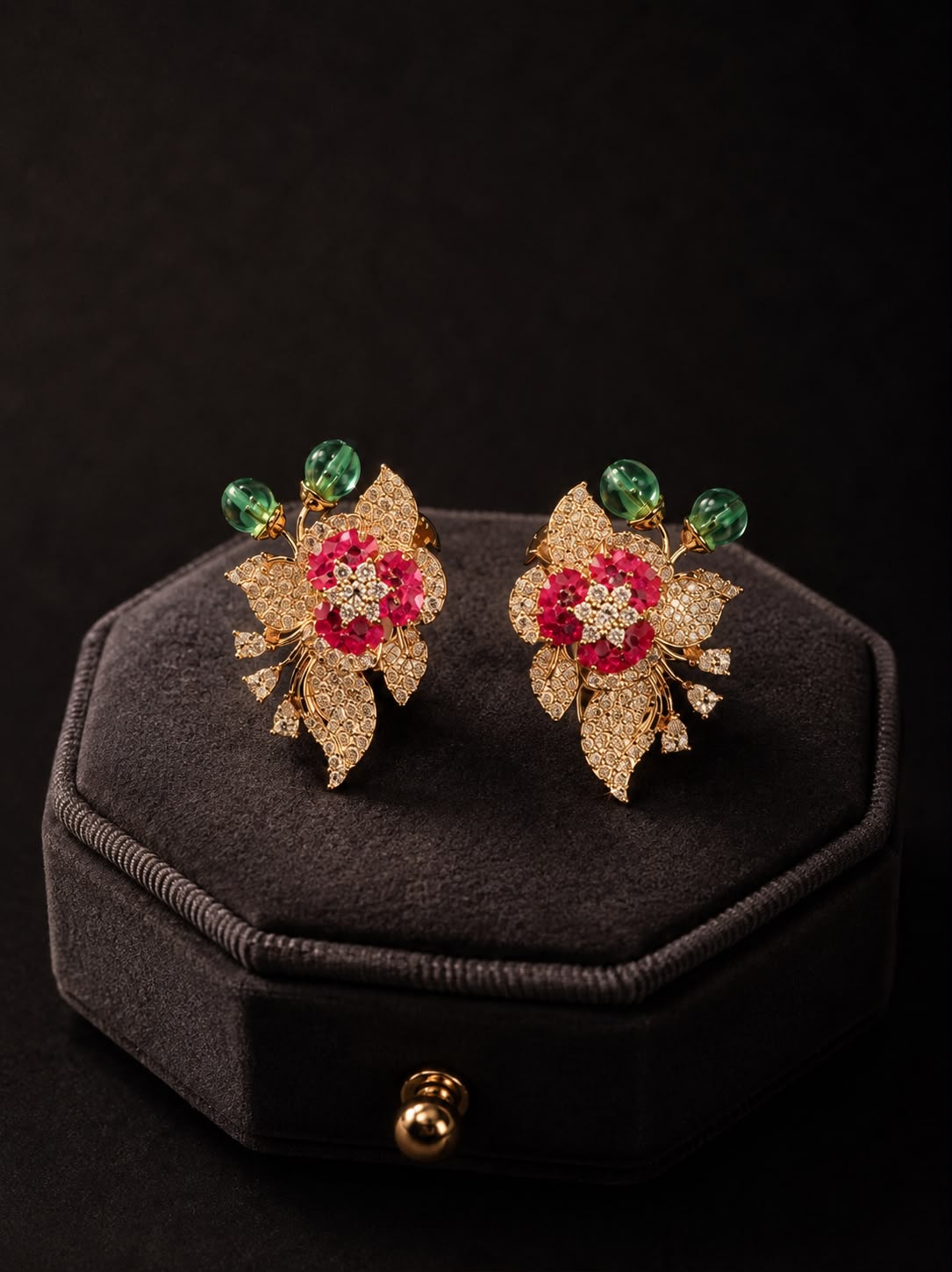 Scarlet Flora Earrings