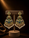 Jadau Pearl Chandelier Earrings